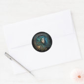 Virgo Runder Aufkleber (Umschlag)