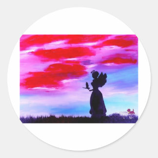 Virgo Runder Aufkleber