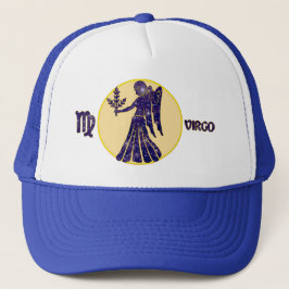 Virgo Sapphire Designer Moderner Trucker Hat Truckerkappe