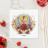 VIRGO September Birthday Zodiac Birthday Party Serviette (Beispiel)