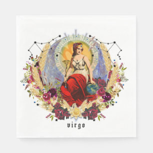 VIRGO September Geburtstag Zodiac Geburtstagsparty Serviette
