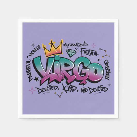 Virgo Serviette (Vorderseite)