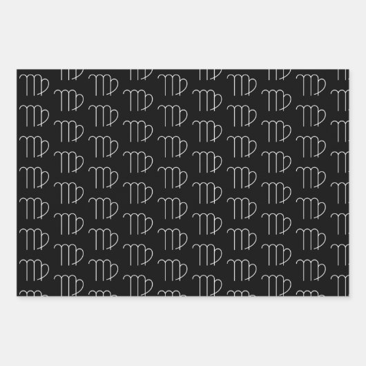 Virgo Set 3 Wrapping Paper Set Geschenkpapier Set (Vorderseite 2)