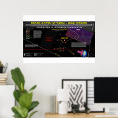 Virgo Sign - 666 Star Field 1 Poster (Heimbüro)