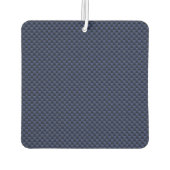 Virgo Sign auf Blue Carbon Fibre Print Style Autolufterfrischer (Rückseite)