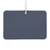 Virgo Sign auf Blue Carbon Fibre Print Style Autolufterfrischer (Rückseite)