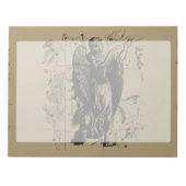 Virgo Sign Constellation Hevelius 1690 Notizblock (Vorderseite)