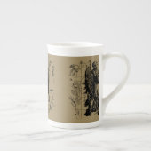 Virgo Sign Constellation Hevelius 1690 Porzellantasse (Rechts)