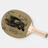 Virgo Sign Constellation Hevelius 1690 Tischtennis Schläger (Seitenansicht)