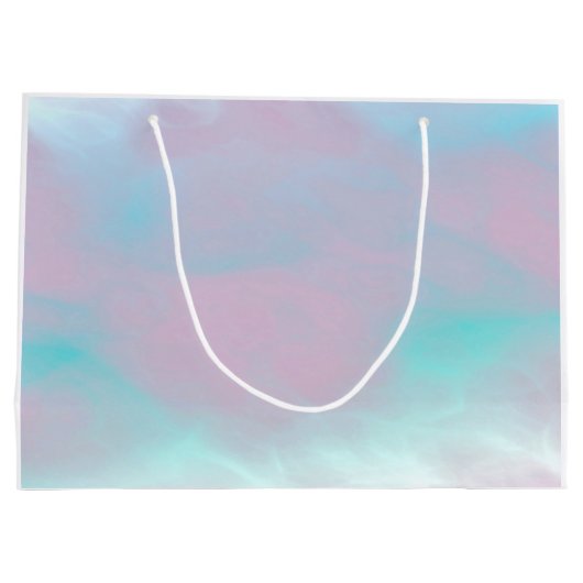 Virgo Sign on Pastels Mutter Perlenstil Print Große Geschenktüte (Rückseite)