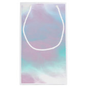 Virgo Sign on Pastels Mutter Perlenstil Print Kleine Geschenktüte (Rückseite)