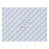 Virgo Sign on Pastels Mutter Perlenstil Print Tischdecke (Vorderseite (Horizontal))