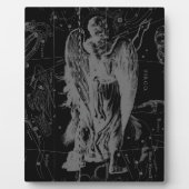 Virgo Sign Sternbild Hevelius Black Decor Fotoplatte (Vorderseite)