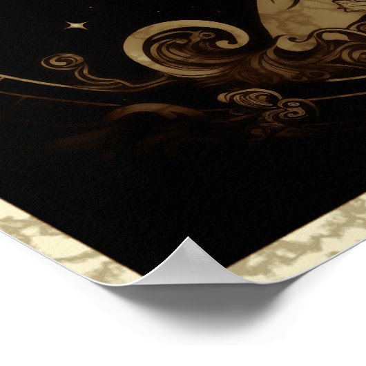 Virgo Sign Wall Art Poster (Ecke)