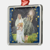 Virgo Silbernes Ornament (Links)