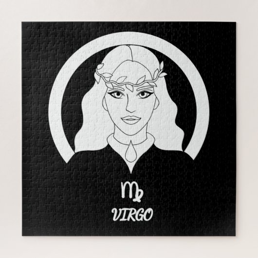 Virgo-Silhouette Puzzle (Vertikal)