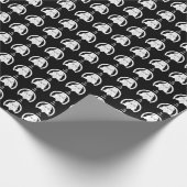 Virgo Silhouette Wrapping Paper Geschenkpapier (Ecke)