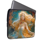 Virgo Star Sign Goddess, Celestie Being, Zodiac Laptopschutzhülle (Vorne Rechts)