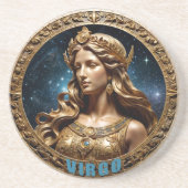 Virgo-Sternzeichen Getränkeuntersetzer (Vorne)