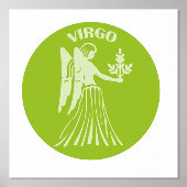 Virgo, Sternzeichen, Horoskop, Astrologie Foliendrucke (Vorderseite)