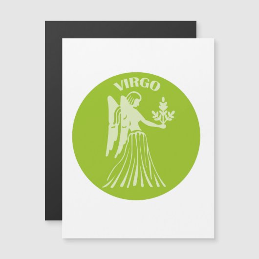Virgo, Sternzeichen, Horoskop, Astrologie Magneteinladung (Vorne/Hinten)