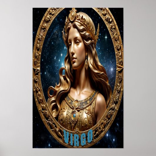 Virgo-Sternzeichen Poster (Vorne)