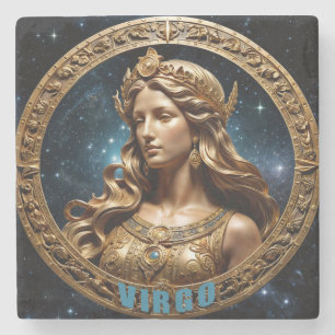 Virgo-Sternzeichen Steinuntersetzer