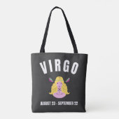 Virgo-Sternzeichen Tasche (Rückseite)