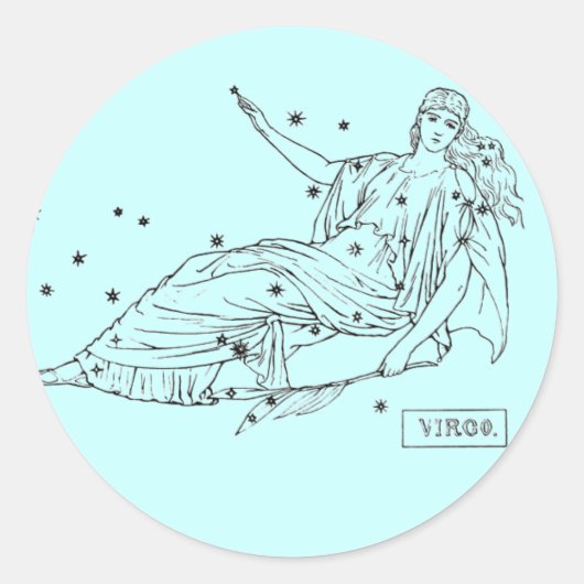 Virgo Sticker (Vorderseite)