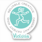 Virgo Sticker (Vorderseite)