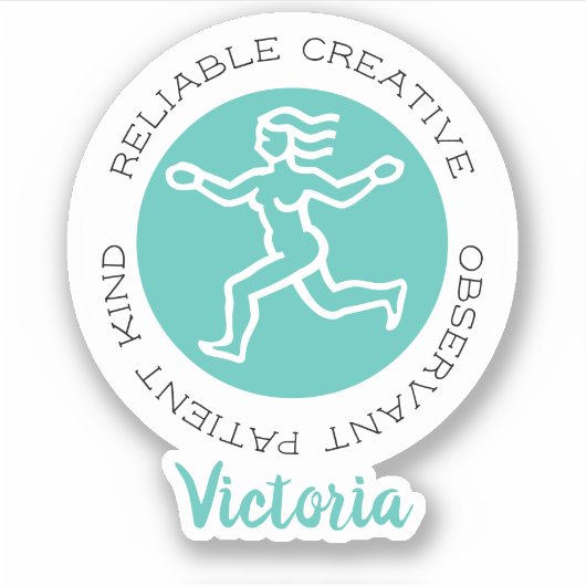 Virgo Sticker (Vorderseite)