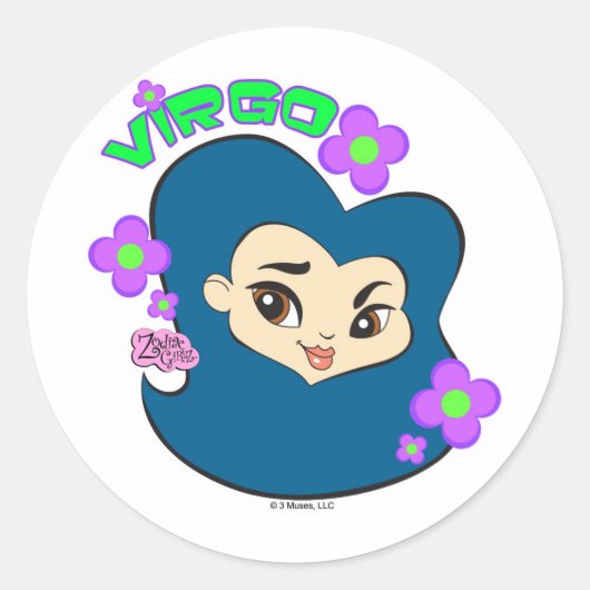 Virgo Stickers (Vorderseite)