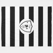 Virgo-Symbol Fleecedecke (Vorderseite (Horizontal))
