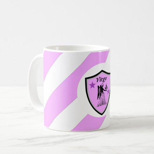 Virgo-Symbol Kaffeetasse (Vorderseite Links)