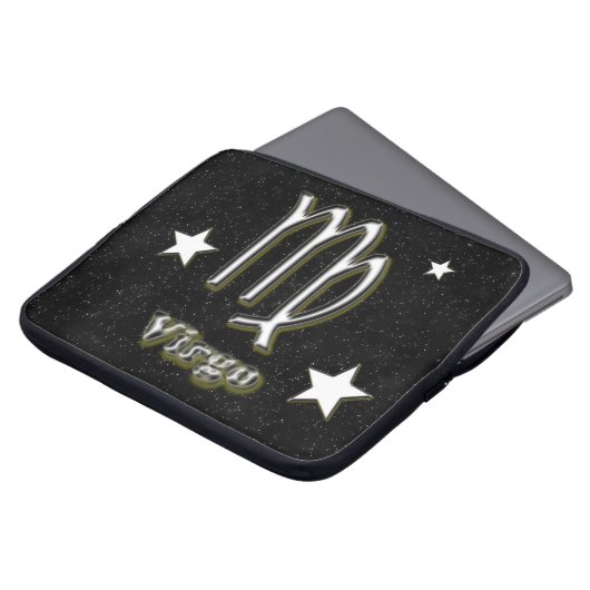 Virgo-Symbol Laptopschutzhülle (Vorne Oben)