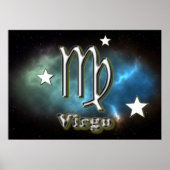 Virgo-Symbol Poster (Vorne)