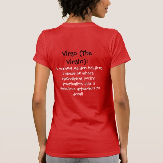 Virgo T - Shirt (Rückseite)