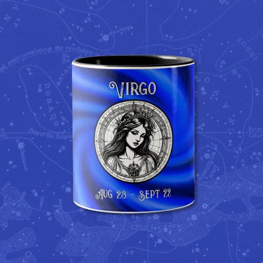 Virgo-Tasse Zweifarbige Tasse