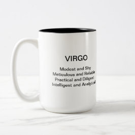 Virgo-Tasse Zweifarbige Tasse