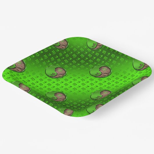 Virgo the Harvester Pappteller (Gewinkelt)