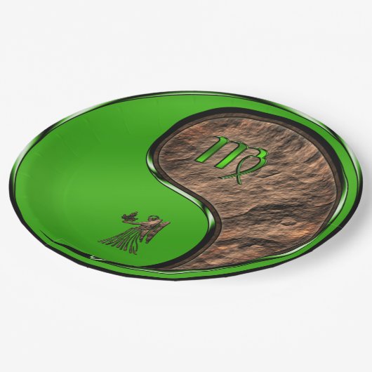 Virgo the Harvester Pappteller (Schrägansicht)