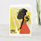 Virgo the Maiden Zodiac Karte (Vorderseite)