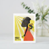 Virgo the Maiden Zodiac Postkarte (Stehend Vorderseite)