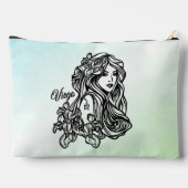 Virgo The Virgin Zodiac Mint Green Zubehörtasche (Rückseite)