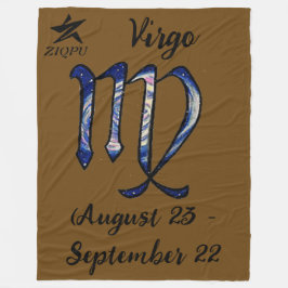 Virgo Throw Blanket Fleecedecke