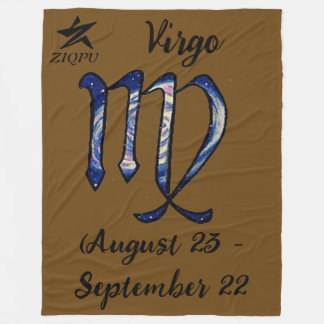 Virgo Throw Blanket Fleecedecke