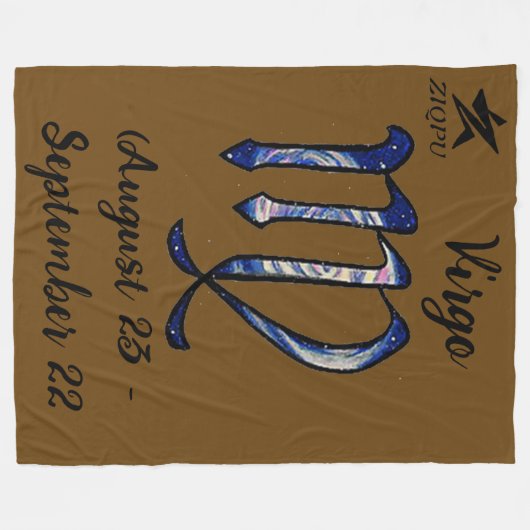 Virgo Throw Blanket Fleecedecke (Vorderseite (Horizontal))