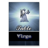 Virgo Tischnummer (Rückseite)