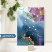 Virgo Tischnummer Signieren Celestial Watercolor C