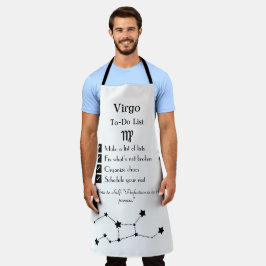 Virgo - To-Do-Liste Schürze